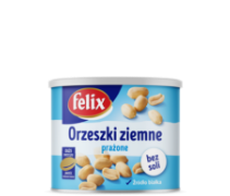 Orzeszki ziemne prażone bez tłuszczu, bez soli