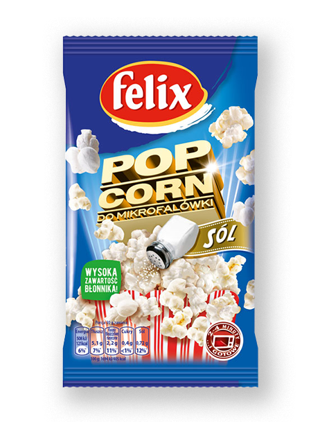 Popcorn do mikrofalówki solony